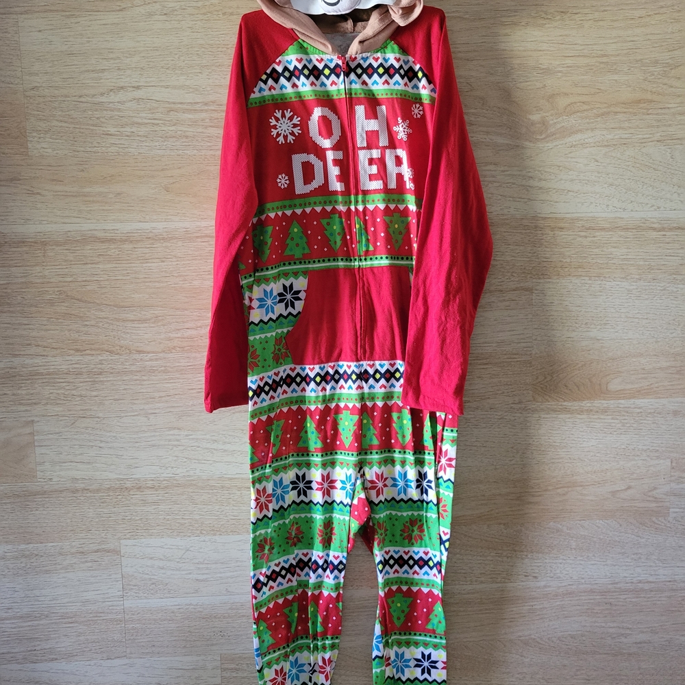 Justice Red and Green Kids Pajama Set
